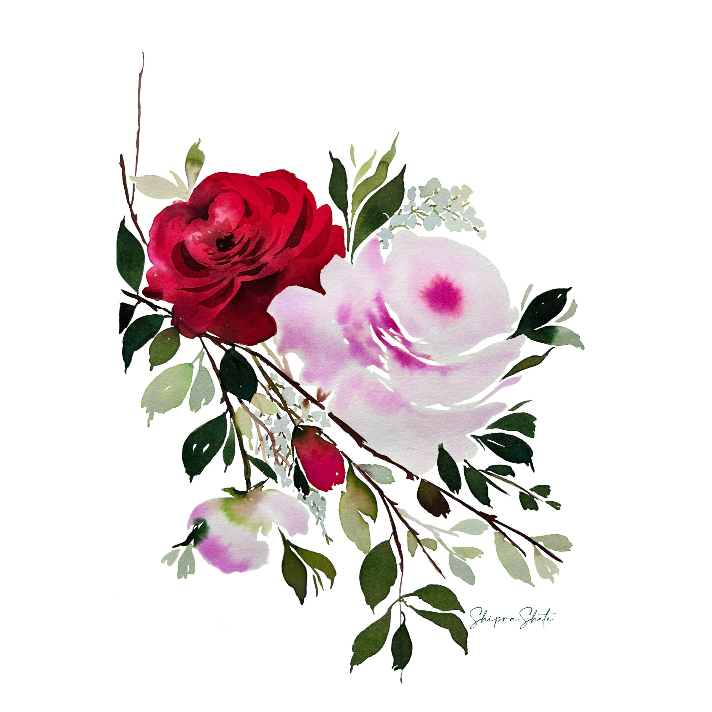 Watercolour Floral Art &