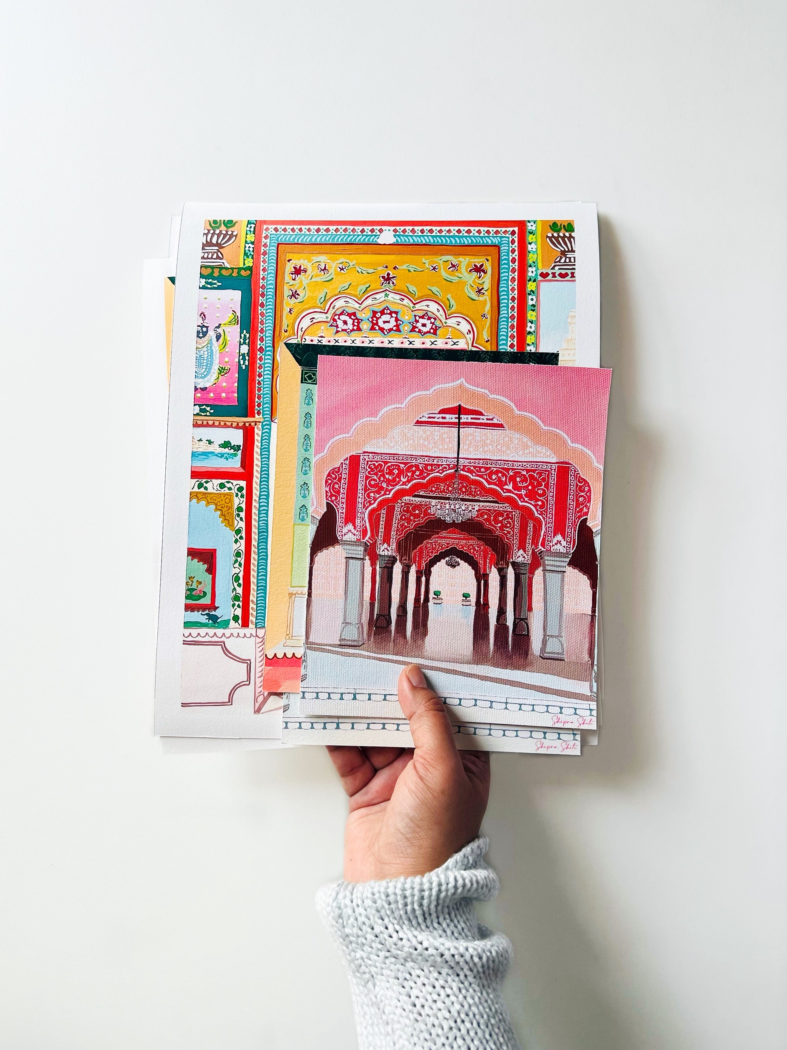 Leheriya Gate Jaipur Art Print