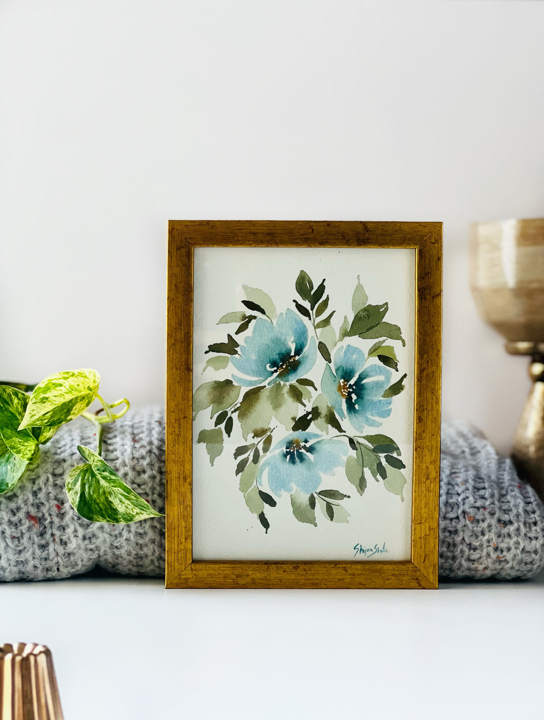 Framed Watercolour Florals 1