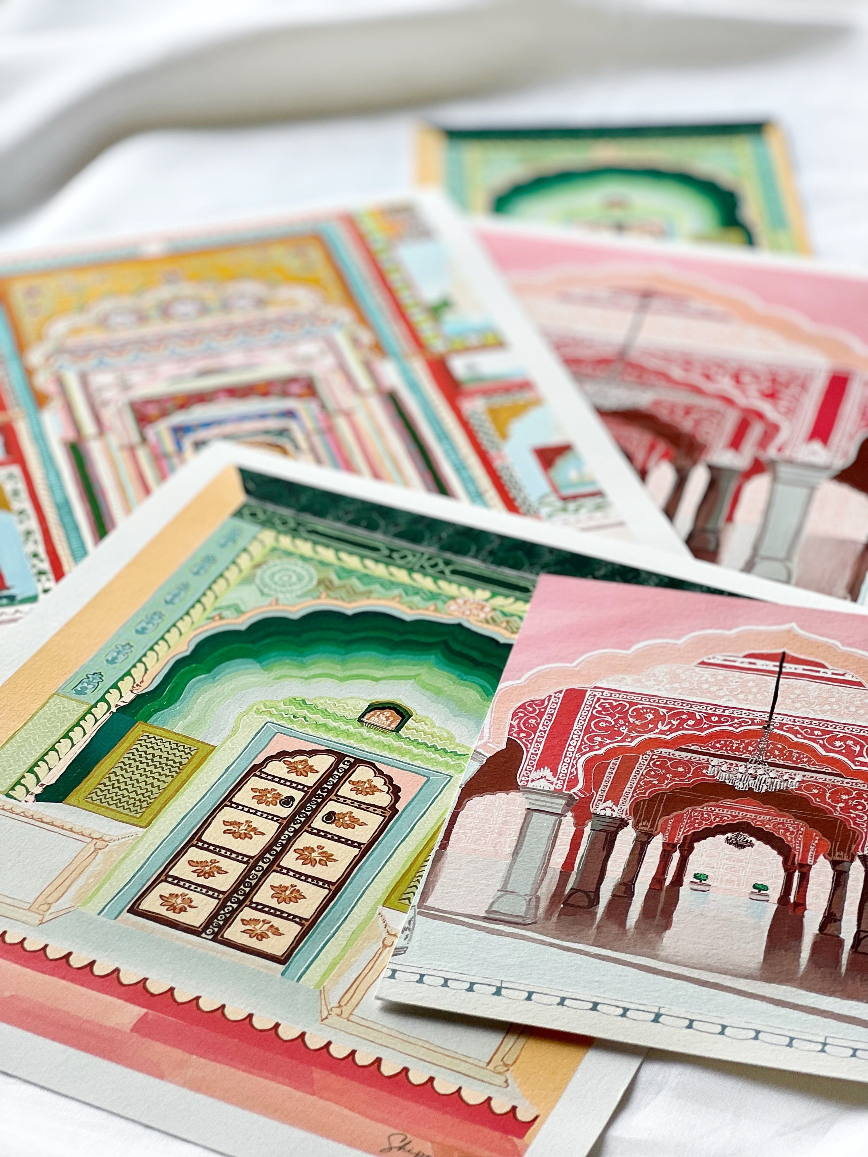 Leheriya Gate Jaipur Art Print