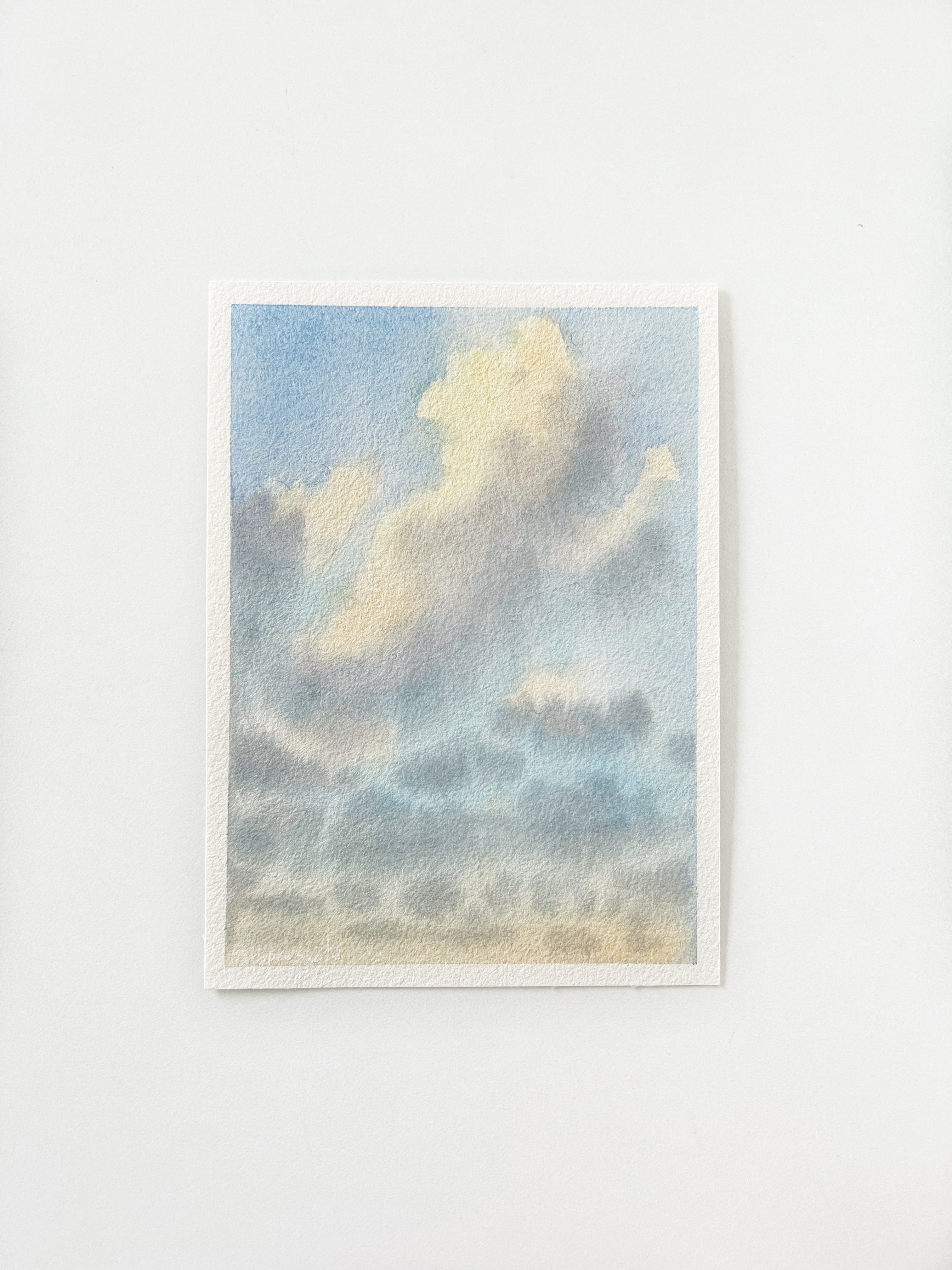 Blue Skies Watercolour Painting 3