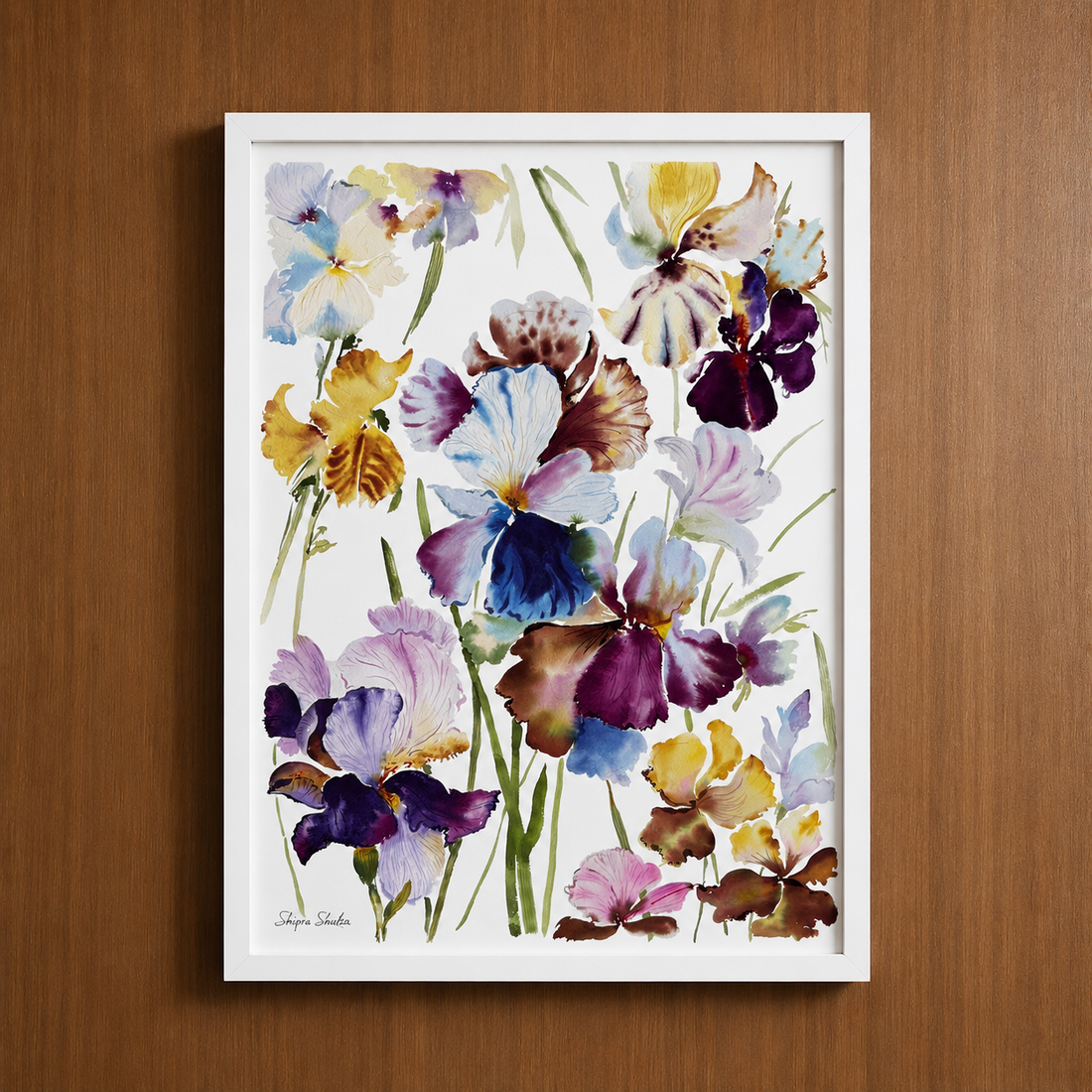 Watercolour Floral Art Print &