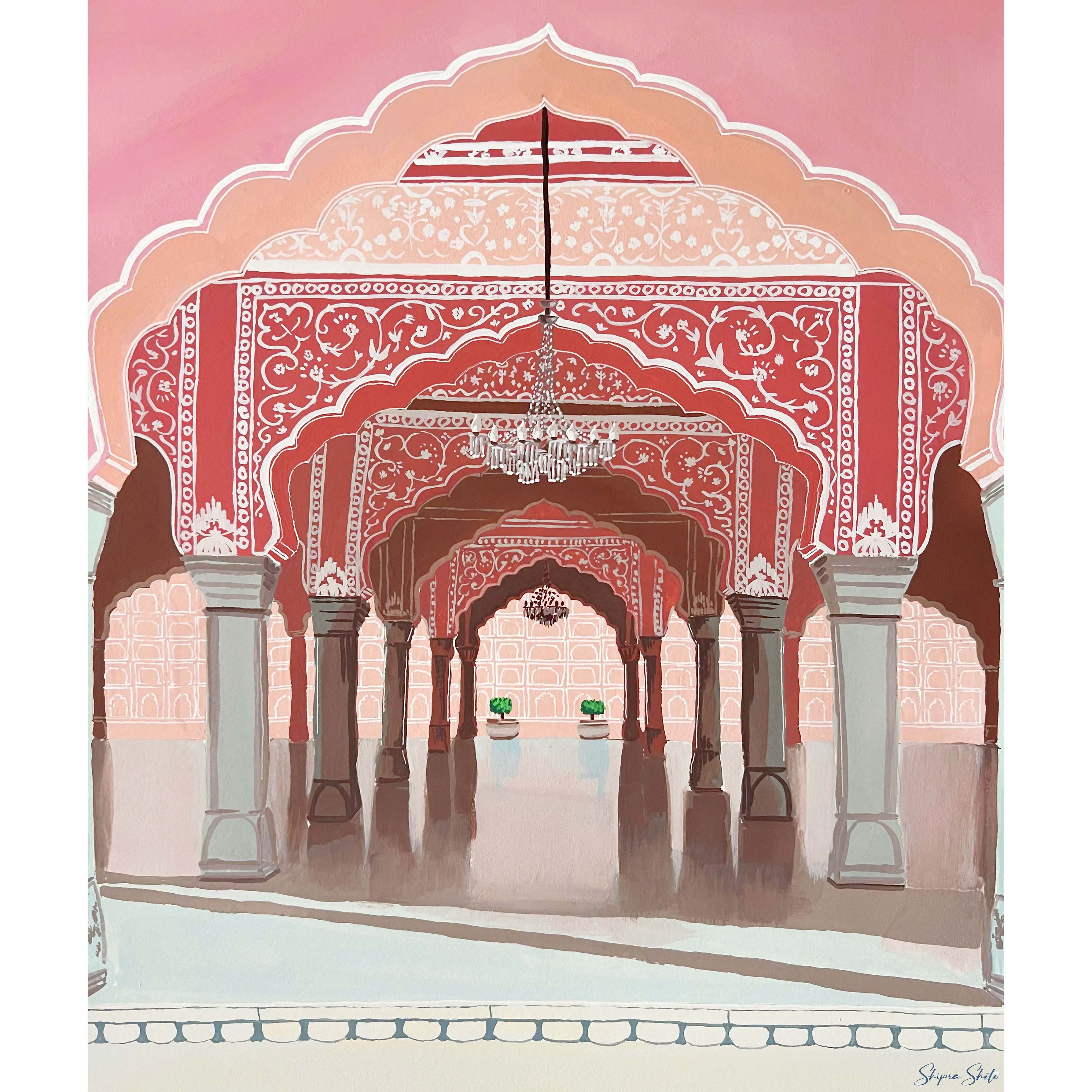 City Palace Jaipur Art Print – Shipra Shete