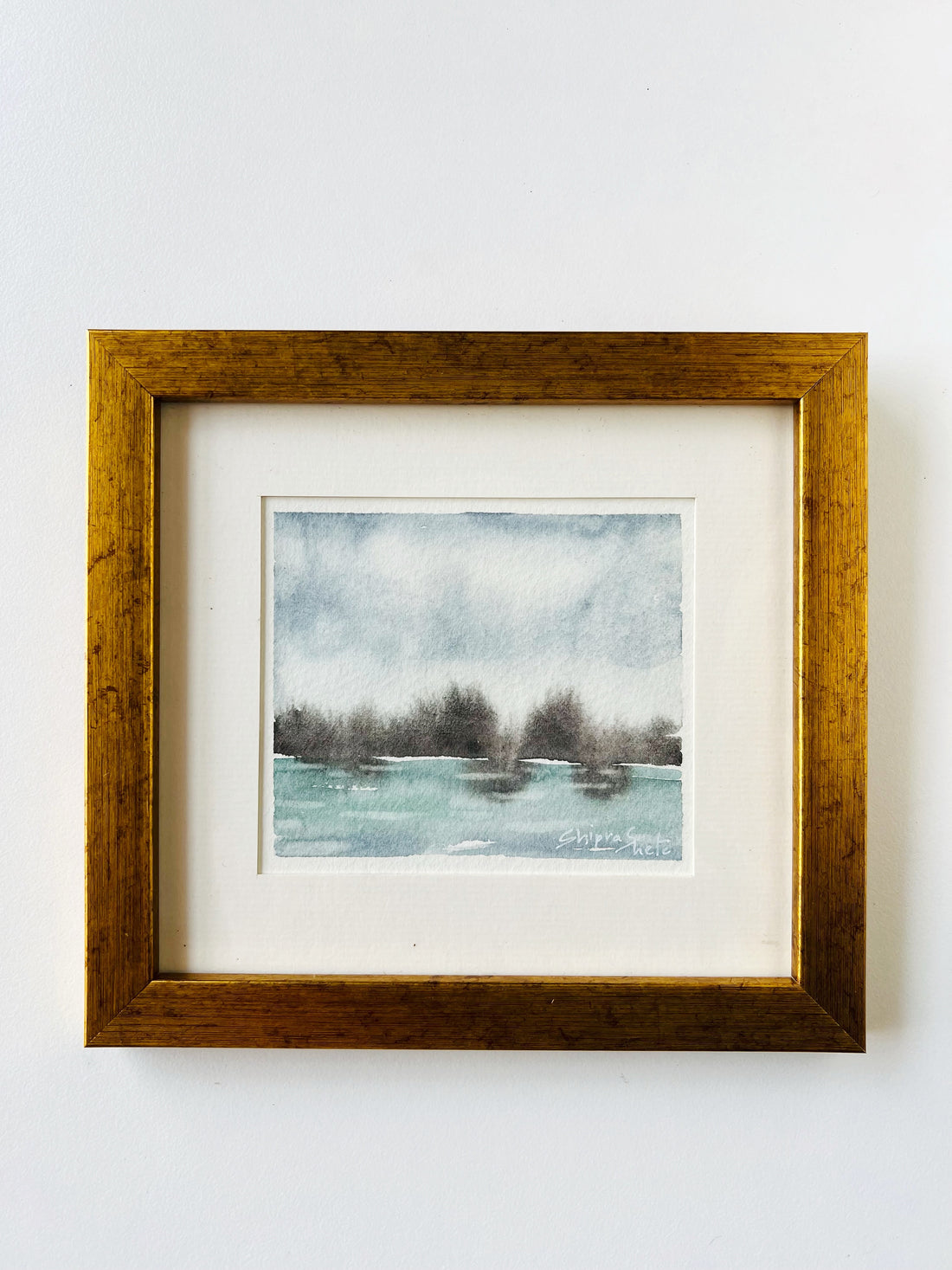 Mini Framed Watercolour Landscape 3