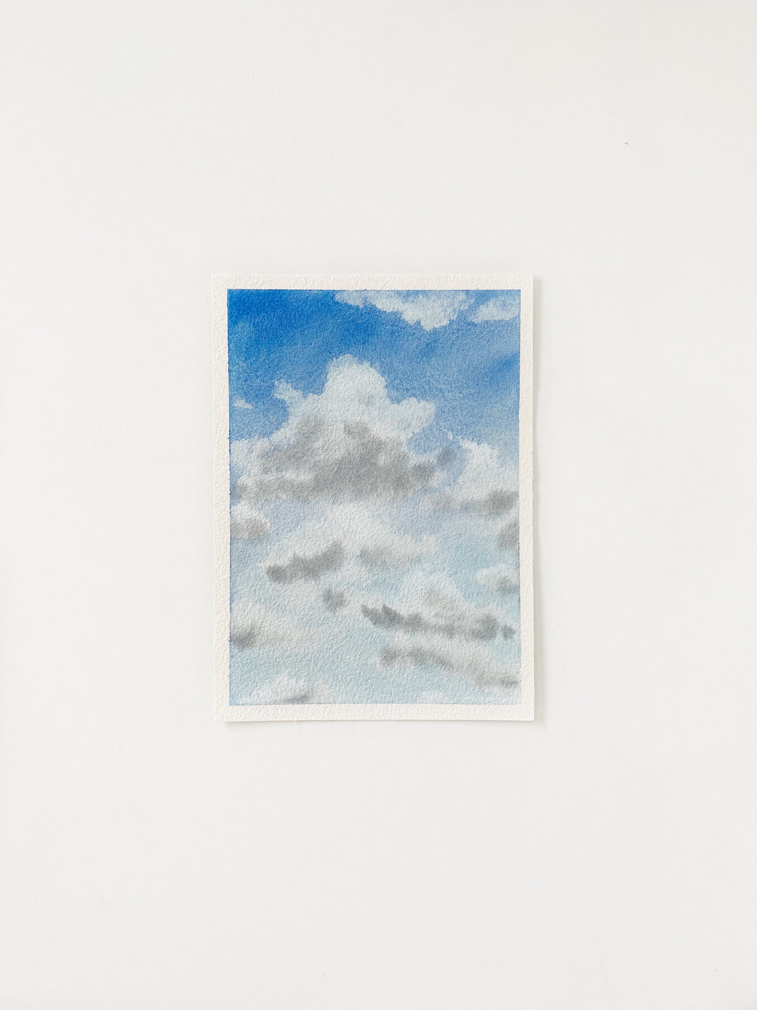 Blue Skies Watercolour Painting 2