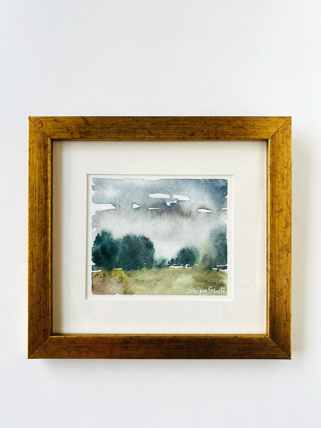 Mini Framed Watercolour Landscape 5