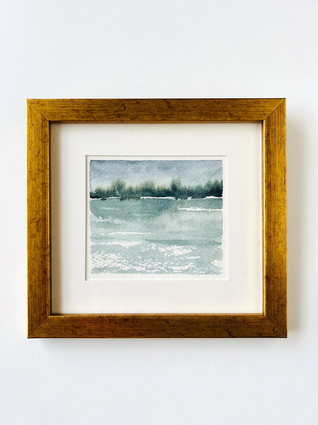 Mini Framed Watercolour Landscape 9