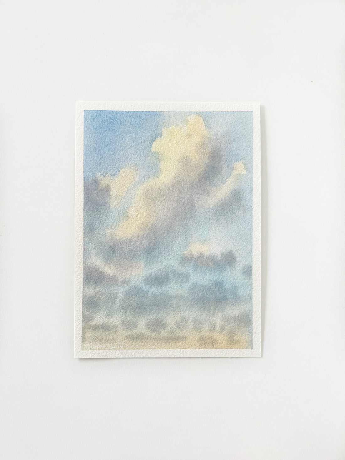 Blue Skies Watercolour Painting 3