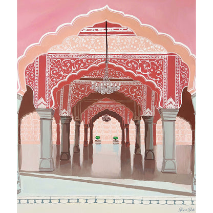 City Palace Jaipur Art Print